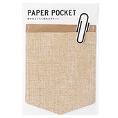 PAPER POCKET linen